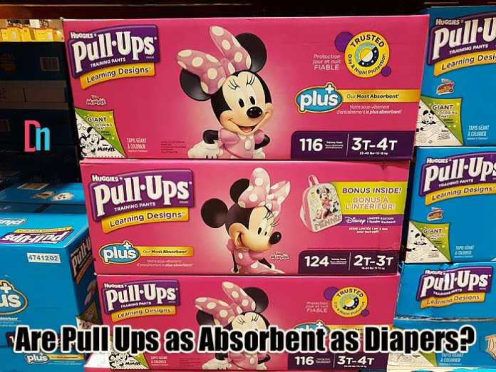 are pull-ups as absorbent as diapers?