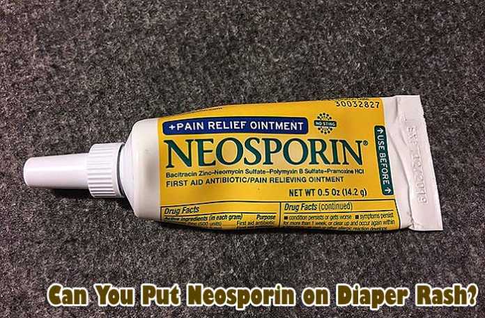 Can you put neosporin on diaper rash?